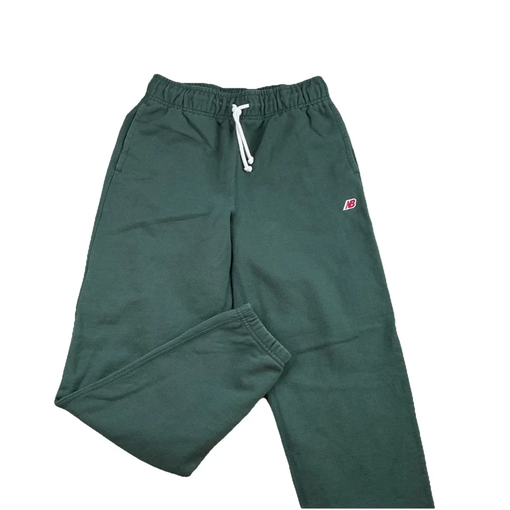 New Balance Sweatpants Green Made In USA Core Teddy Santis Joggers Men Sz MT - Picture 11 of 12